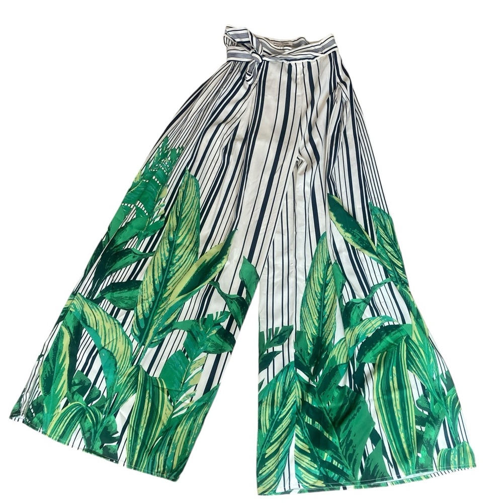 Jealous Tomato Palazzo Pants-Sz L- Amazing print- NWOT!